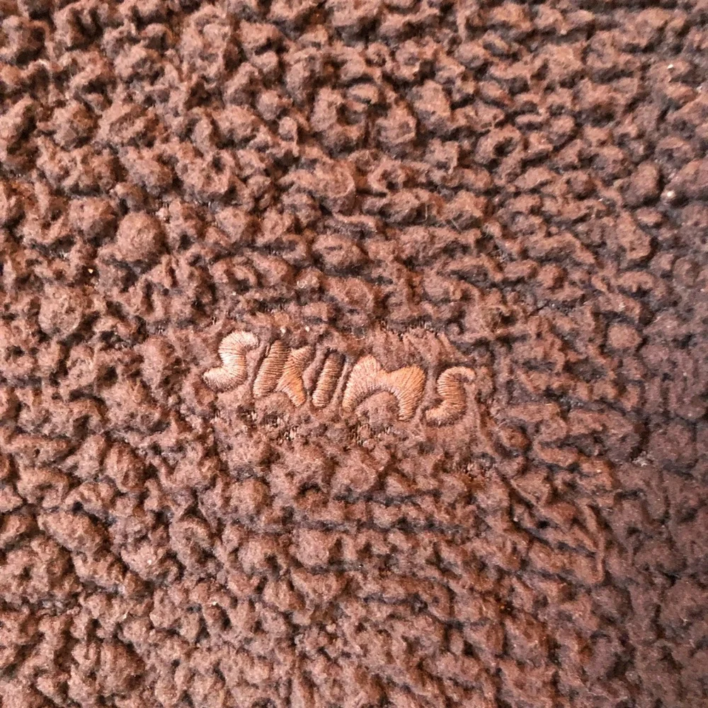 SKIMS Teddy High Pile Fleece Crop Jacket and Joggers Espresso (Set) Size L - Picture 4 of 12